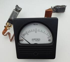 T-351 Weschler Vintage 0-20 Rf Ammeter Panel Meter - 2-3/4 Inch Mount Tested