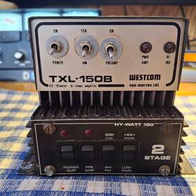 Txl-150b Westcom / Hy-watt Txl150b 150 Bi-linears And 2 Stage For 10-40 Meter Use
