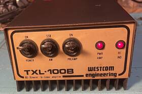 Txl-100b Westcom Bi-linear Amplifier Repaired And Working 95 Watts