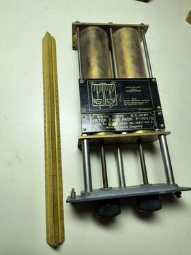 142-163 Western Electric For Military F-194u Dual-bandpass Tunable Surplus Filter F-194/u Mhz Good Condx 2m