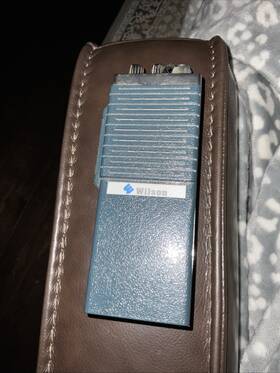 Hh-156-d6 Wilson Vintage Electronics Vhf Hand-held Transceiver Radio Untested