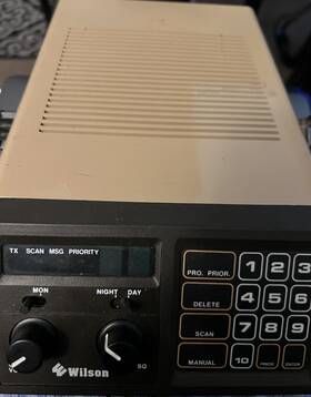Wu1510 Wilson Vintage Electronics Citi-com Plus Ham Radio With Mic And Service Manual