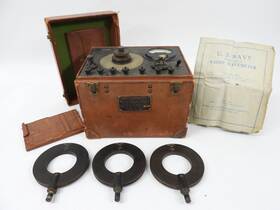 Se-392 Wireless Improvement Wwi 1917 Radio Wavemeter Wave Meter Coils Manual