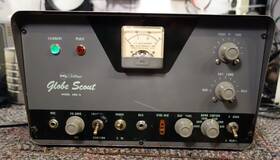 680-a World Radio Labs Vintage Wrl Globe Scout Transmitter 80 6 Meters Cw And Am It Works