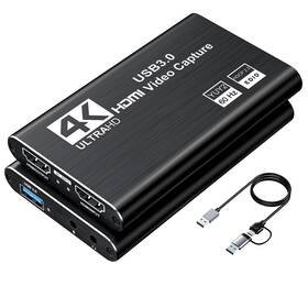 Nxa055 Xiixmask Video Capture Card Audio Usb 3.0 4k Hdmi Lo