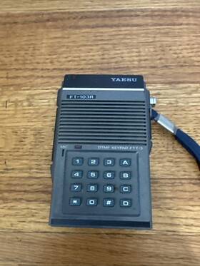 Yaesu Ft-103r Vhf Handheld Transceiver Dtmf Keypad Ftt-3 No Battery Untested