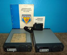 Ftc-5340 Yaesu 2 Meter Transceivers With Ym-22 Mic And Manuals Rare