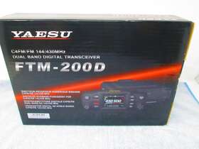 Ftm-200d Yaesu 50w Ver. Mobile Transceiver C4fm/fm 144/430mhz Dual Band Digital