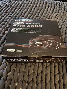 Ftm-500d Yaesu C4fm/fm 144/430mhz Transceiver With Software And Cable