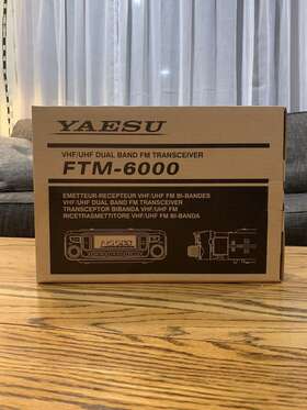 Ftm-6000r Yaesu 50w Vhf/uhf Dual Band Fm Mobile Transceiver