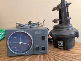 G-450 Yaesu Radio Antenna Tower Rotator Controller And Rotor - Clean Tested