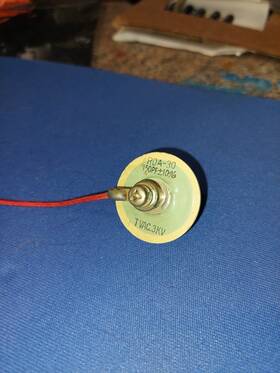 Rda-30 Yaesu Doorknob 80pf 3kv Capacitor Ft 101 E B Ee Ex From Working Unit
