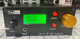 Ek-1b Youkits 3 Band Qrp Transceiver 20/17/15m Tested