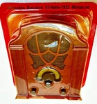 050 Vintage Radio Miniature Retro Allocchio Bacchini 53 Italy 1933. Fixed Price $31.65.