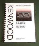 Kenwood TS-570S / TS-570D Instruction Manual Card Stock Covers & 32 Lb Paper!. Fixed Price $23.80.