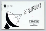 Ham Radio Qsl N2FHC Wayne Nj Usa 1971 144MHZ Ssb Satellite Dish. Fixed Price $16.99.
