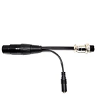 3-PIN Xlr Dynamic To 8 Round Adapter HS-03FD For Yaesu/ Ten-tec/ Flex. Fixed Price $18.99.