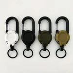 2PCS Retractable Keychain Badge Reel Heavy Duty Carabiner Clip - New. Fixed Price $12.46.