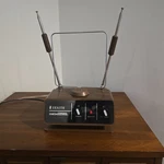 Vintage Zenith Chromatenna Indoor Tv Antenna Rabbit Ears Rotator Woodgrain Retro. Fixed Price $39.99.