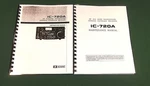 Icom IC-720A Instruction & Service Manuals: 11" X 24" Schematics, Plastic Covers. Fixed Price $41.00.