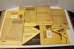 Qty 7 - Heathkit Mixed Lot Instruction / Assembly Manuals See List Inside. Fixed Price $24.99.