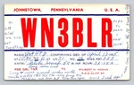 Ham Radio Qsl/qso WN3BLR WN4HTD Johnstown Pa Usa 1955 Globe Scout SX-28A Cw. Fixed Price $16.99.