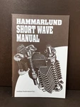 Hammarlund Short Wave Manual - Lindsay Reprint Of 1937 Publication Radio. Fixed Price $10.95.
