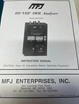 Mfj -259B Hf/vhf Swr Analyzer Instruction Manual. Fixed Price $26.80.