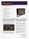 Sales Flyer / Brochure For Winradio WR-G313I Shortwave Hf Receiver. Fixed Price $12.95.