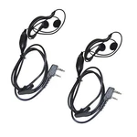 2-PACK G Shape Pin Earpiece Headset Ptt Mic For Kenwood Th / Tk Series Radio. Fixed Price $10.95.