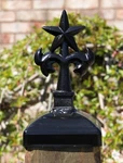 Star Post Cap For 4X4 Wood (3-1/2" Actual), Texas Top. Fixed Price $26.95.
