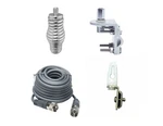 102" Whip Cb Ham Radio Stainless Install Kit - 18FT RG8X, Spring, Mount,tie Down. Fixed Price $87.99.