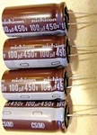 4X 100UF 450V Nichicon Electrolytic Capacitor 17MM 35MM 105. Fixed Price $6.65.