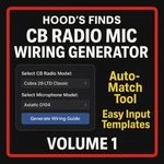 Cb Radio Microphone Wiring Guide Generator Auto-match Tool Cd-rom. Fixed Price $9.99.