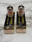 2 Sylvania Electronic Audio Amplifier Radio Vacuum Tube 6AK5 EF95 Red New. Fixed Price $32.31.