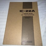 Icom IC-22A Instruction Manual Original Excellent Condition. Fixed Price $22.50.