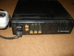 Motorola Maxtrac 29-CHANNEL Mobile Radio W/ Mic Powers On. Fixed Price $24.95.