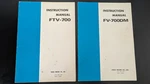 Yaesu FTV-700 + FV-700DM Instruction (2 Original Manuals). Fixed Price $25.00.