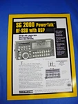 2000 Powertalk Hf-ssb Radio Sgc Sales Information Ham (free Ship!). Fixed Price $19.99.