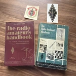 Lot Of 2 Arrl Radio Amateurs Handbook 1965 & 1968 W/ Stickers. Fixed Price $24.95.