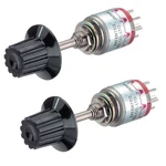 Lot Of (2) Nkk Switches MRY106-A Rotary 2-6POS 3A 125V Panel Mount. Fixed Price $14.95.