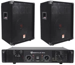 (2) RSG10 Single 10" 400W Speakers+rockville RPA5 Amplifier Dj. Fixed Price $344.85.
