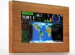 Basic Hfclock 9" Lcd Touchscreen Unit With Raspberry Pi, Cherry Wood Frame, Wifi. Fixed Price $519.99.
