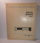 Hp 8600A Digital Marker Operating And Service Manual. Fixed Price $39.99.