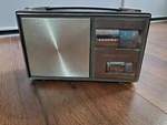 Lloyds Vintage Am Fm Radio Solid State Black Leather Case 8N53B. Fixed Price $49.99.