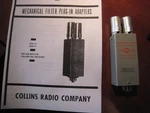 Vintage Collins 353C-14 Plug-in Cw Mechanical Filter Adapter, For 75A-1 Receiver. Fixed Price $195.00.