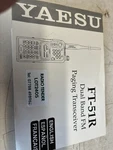 Yaesu FT-51R Dual Band Fm Paging Transceiver Manual. Fixed Price $33.55.