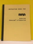 Bird 8329-300 Tenuline Attennuator Instruction Book. Fixed Price $39.99.