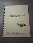 Hallicrafters SP-44 Communications Receiver Technical Manual. Fixed Price $12.99.