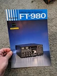 Yaesu FT-980 Computer Aided Hf Transceiver Sales Brochure. Fixed Price $9.99.